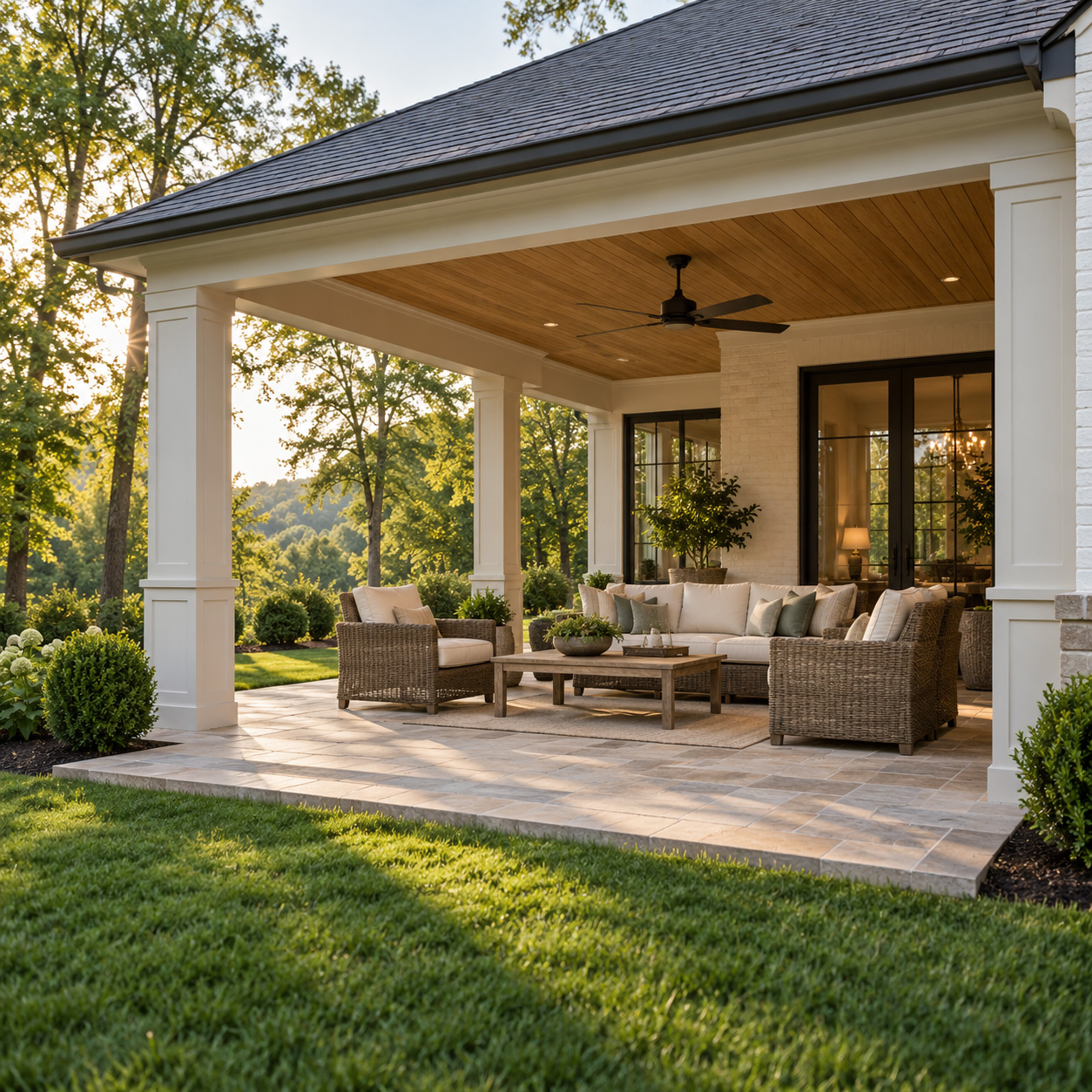Covered patio and outdoor living inspiration